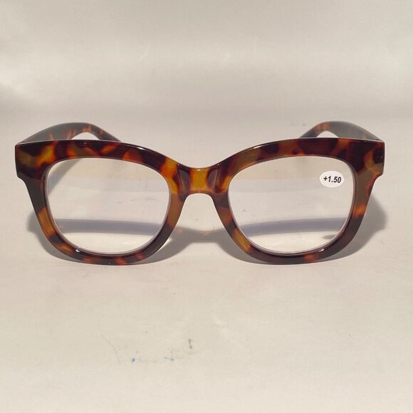 1492 Mona Reading Glasses 1.50 Reading Glasses Tortoise Frames NWT - Picture 3 of 9